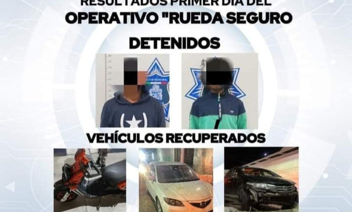 Por: Cortesía Operativo “Rueda Seguro” recupera tres vehículos robados en Huamantla