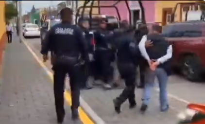 Por: Cortesía Detienen a tres hombres armados en el ex convento de San Gabriel, Puebla