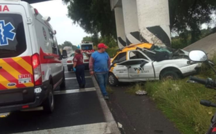 Por: Cortesía Accidente de taxi en Hidalgo deja dos muertos y causa investigación