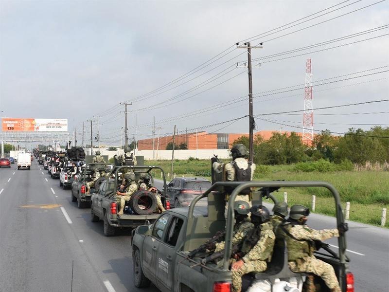 Por: Cortesía 300 militares llegan a Reynosa para reforzar seguridad y combatir la delincuencia organizada
