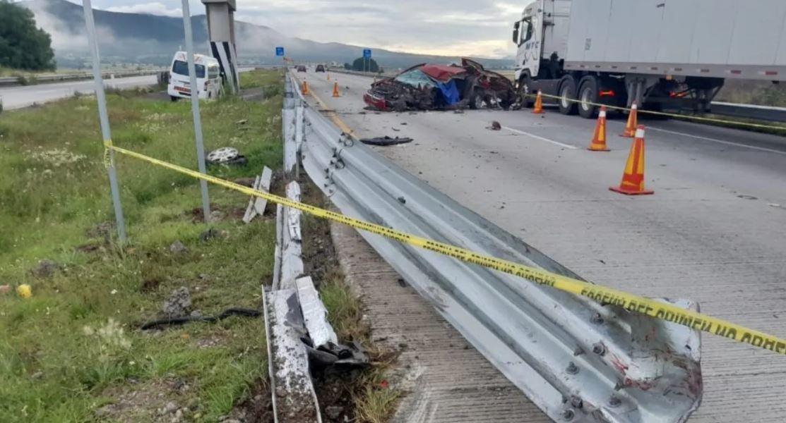 Por: Cortesía Accidente en Arco Norte: cierre parcial y caos en la vialidad Pachuca-Tulancingo
