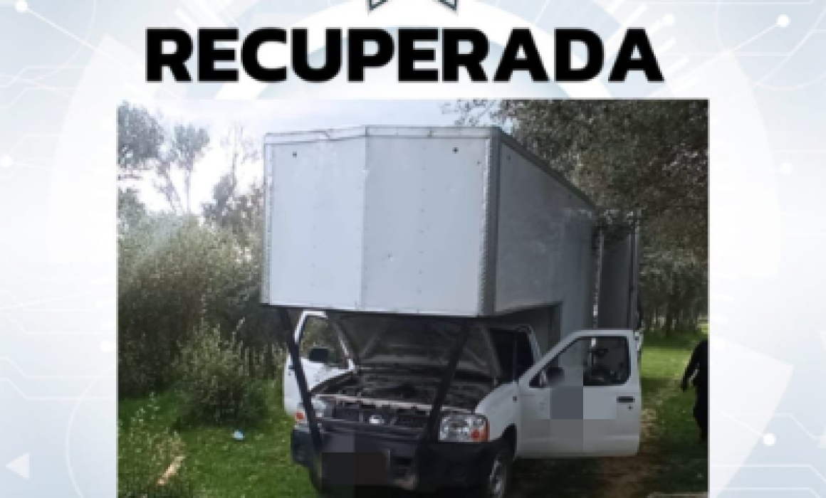 Operativo en Huamantla: Policía recupera camioneta robada y apoya a víctimas