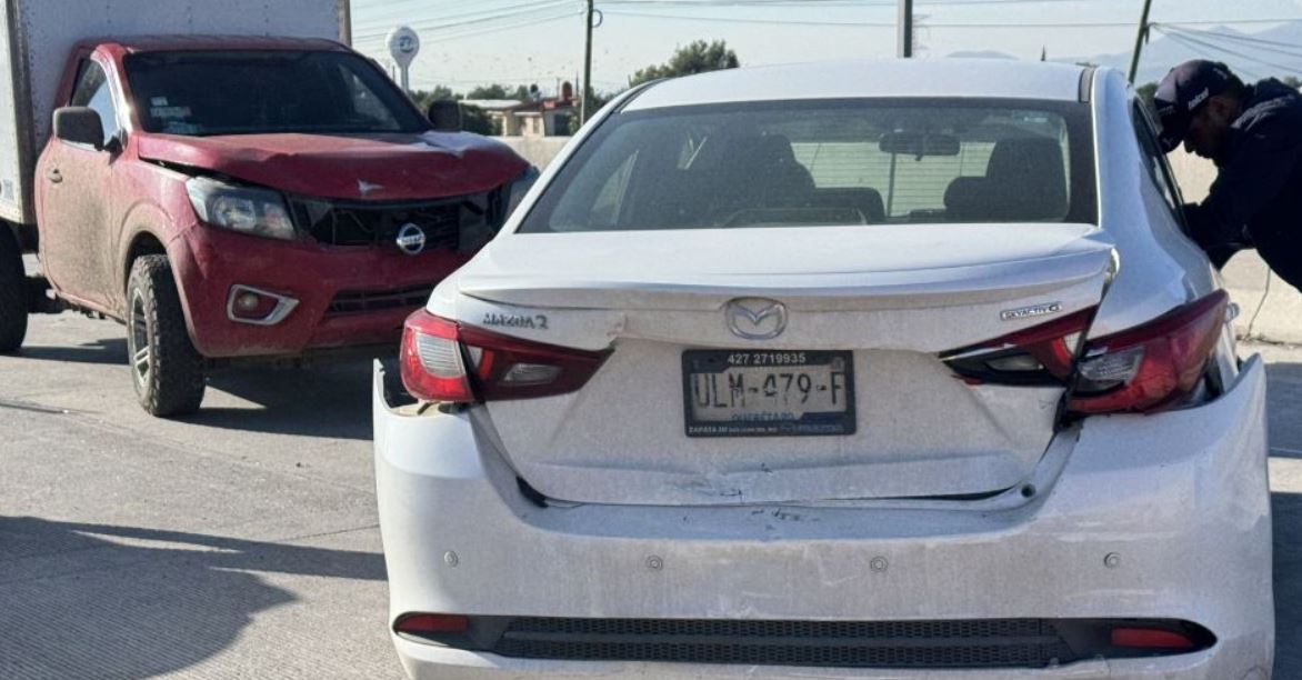 Por: Cortesía Accidente en la autopista México-Querétaro provoca caos vial sin heridos