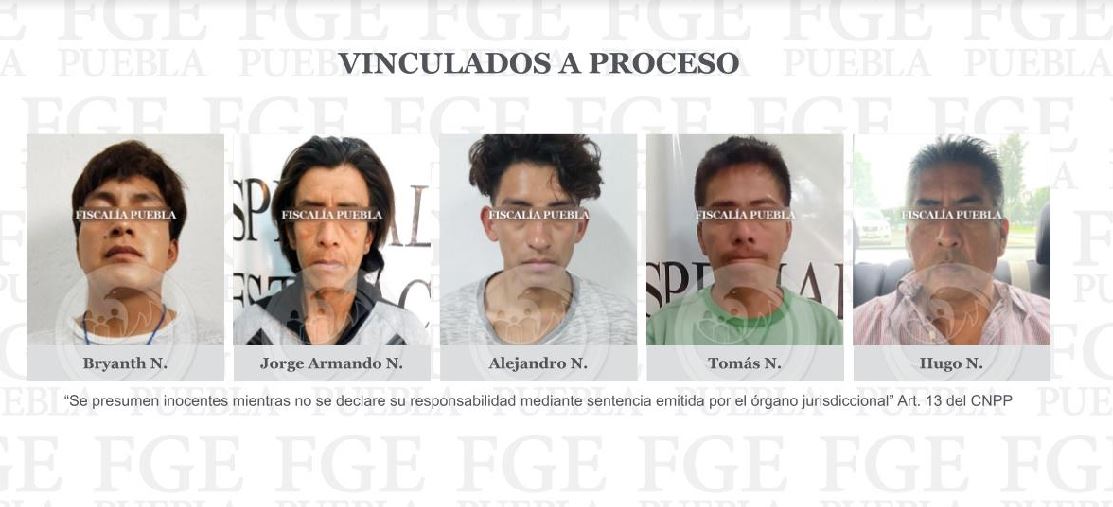 Por: Cortesía Cinco personas aprehendidas por violencia familiar en Puebla: Fiscalía actúa