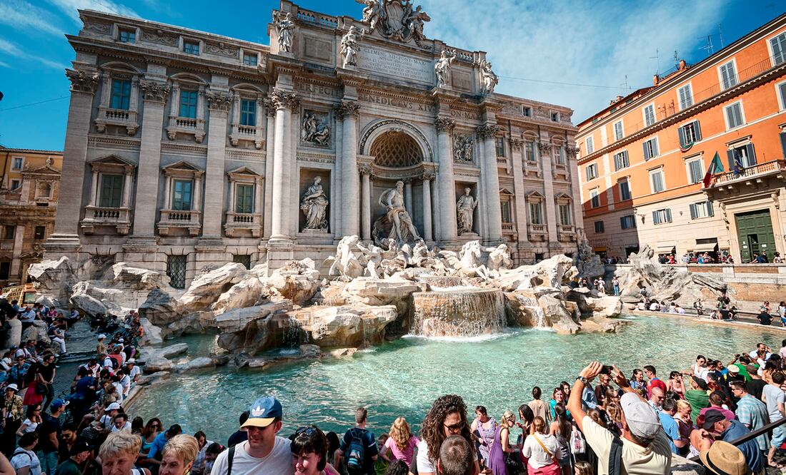 Por: Cortesía Roma estudia cobrar un euro a turistas para acceder a la Fontana di Trevi y evitar aglomeraciones