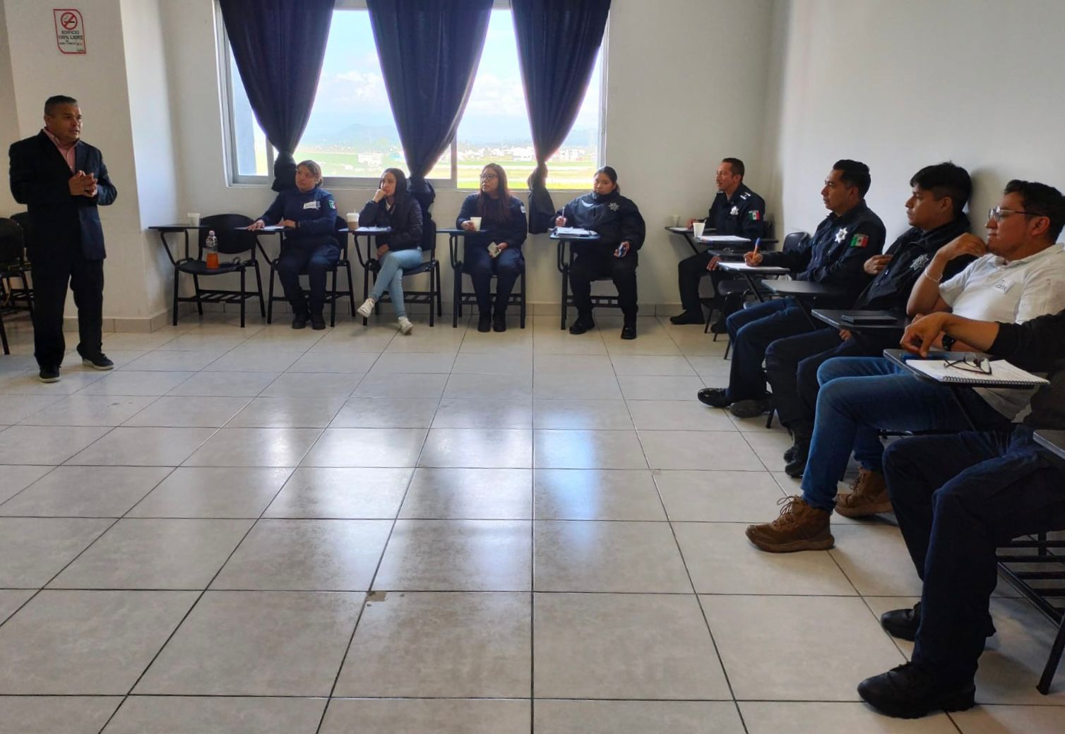 Comunicado oficial Prevalece capacitación continua a policías de San Andrés Cholula