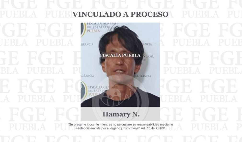 Por: Cortesía Fiscalía de Puebla logra vinculación a proceso de Hamary N. por ataques peligrosos