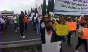 Por: Cortesía Trabajadores del Poder Judicial marchan al Senado contra la reforma judicial en México