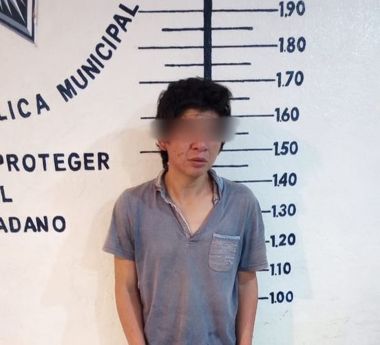 Por: Cortesía Lula Pineda Detienen a sujeto por intento de robo en Santiago Momoxpan