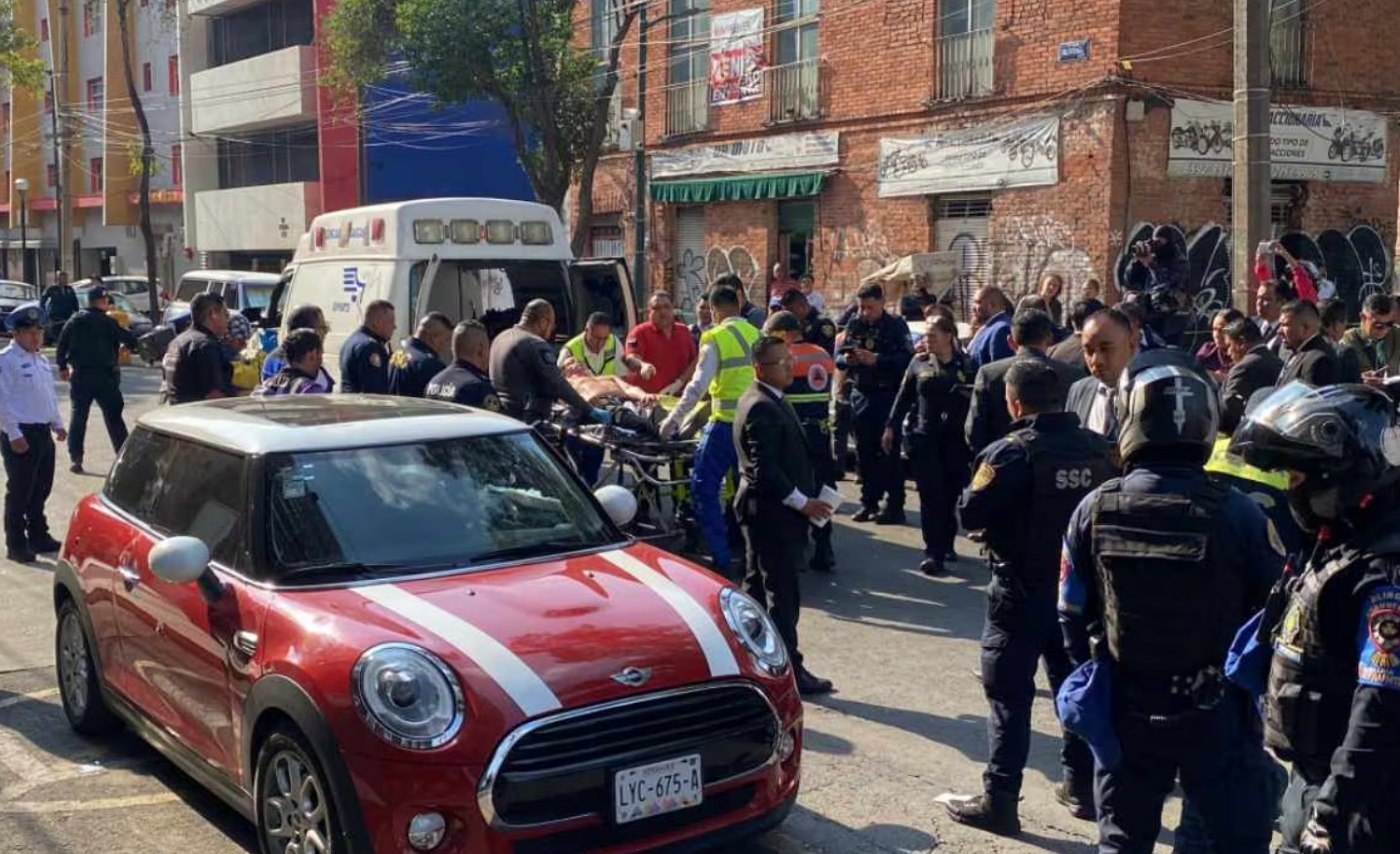 Foto: Cortesía Balean a trabajador del Poder Judicial en la colonia Doctores, CDMX