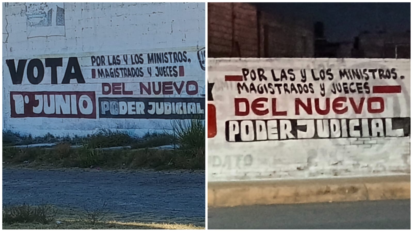 Foto: Cortesía ¡Participa en la Elección Judicial! Morena impulsa su campaña en bardas de Tlaxcala