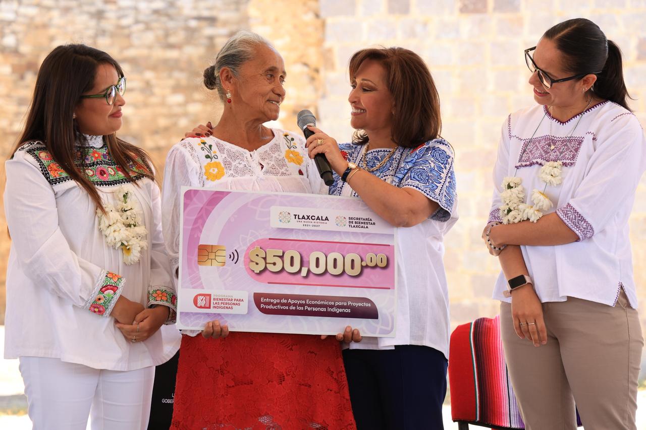 Lorena Cuéllar impulsa a emprendedores indígenas con apoyos 2025