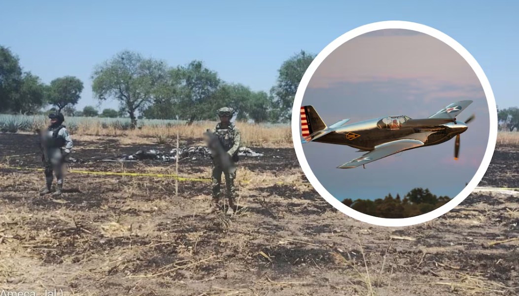 Foto: Cortesía Pierden la vida dos oficiales tras desplome de avioneta militar en Jalisco
