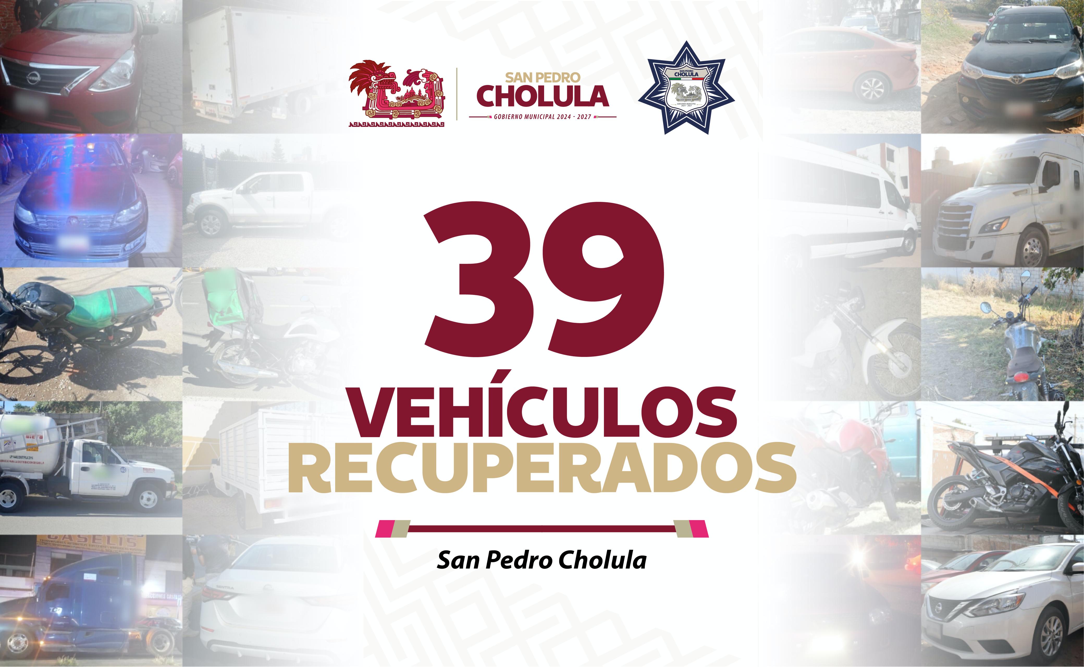 Comunicado oficial Detiene Policía de San Pedro Cholula a 255 personas en el primer trimestre de 2025