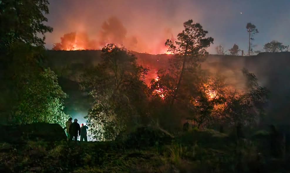 Se intensifica temporada de incendios, sofocan siniestro en Tlalcuapan