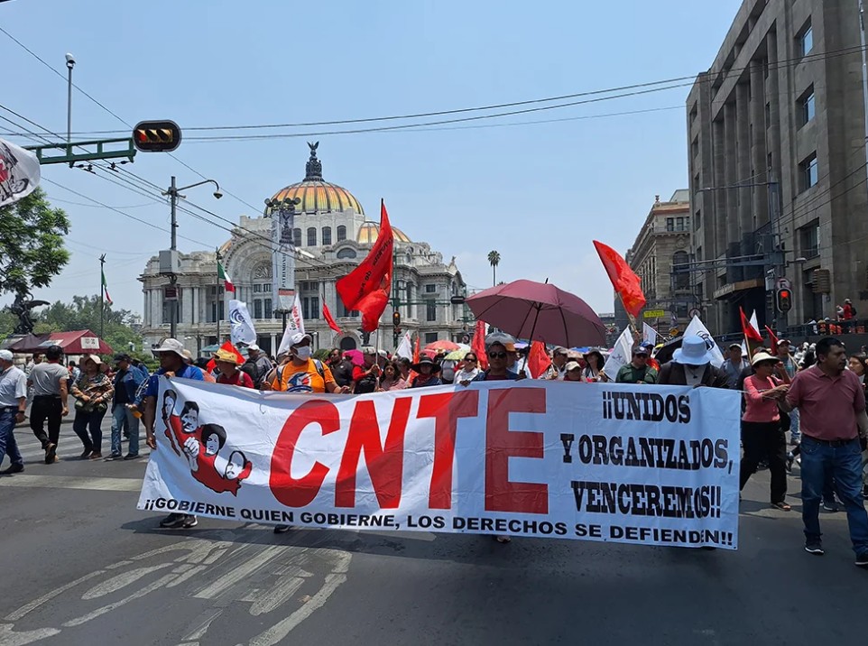 Foto: Cortesía CNTE anuncia paro nacional y marcha para el 15 de mayo
