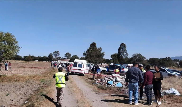 Explosión en polvorín de Tlaxcala deja dos muertos y un herido grave
