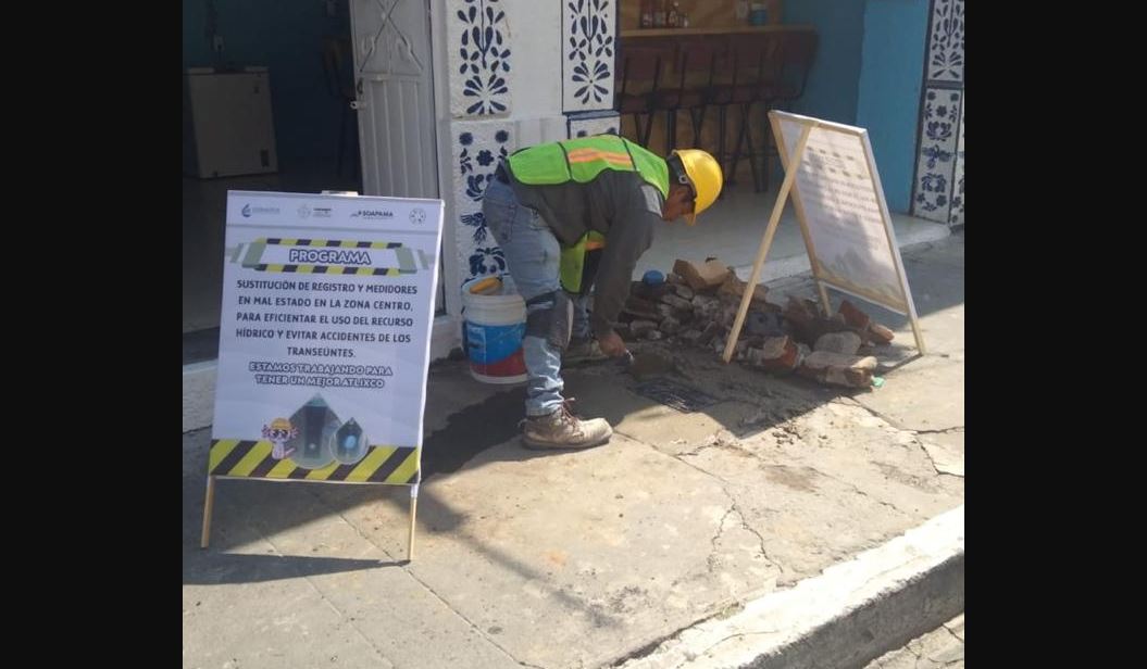 Foto: Cortesía Inicia renovación de medidores y registros en Atlixco
