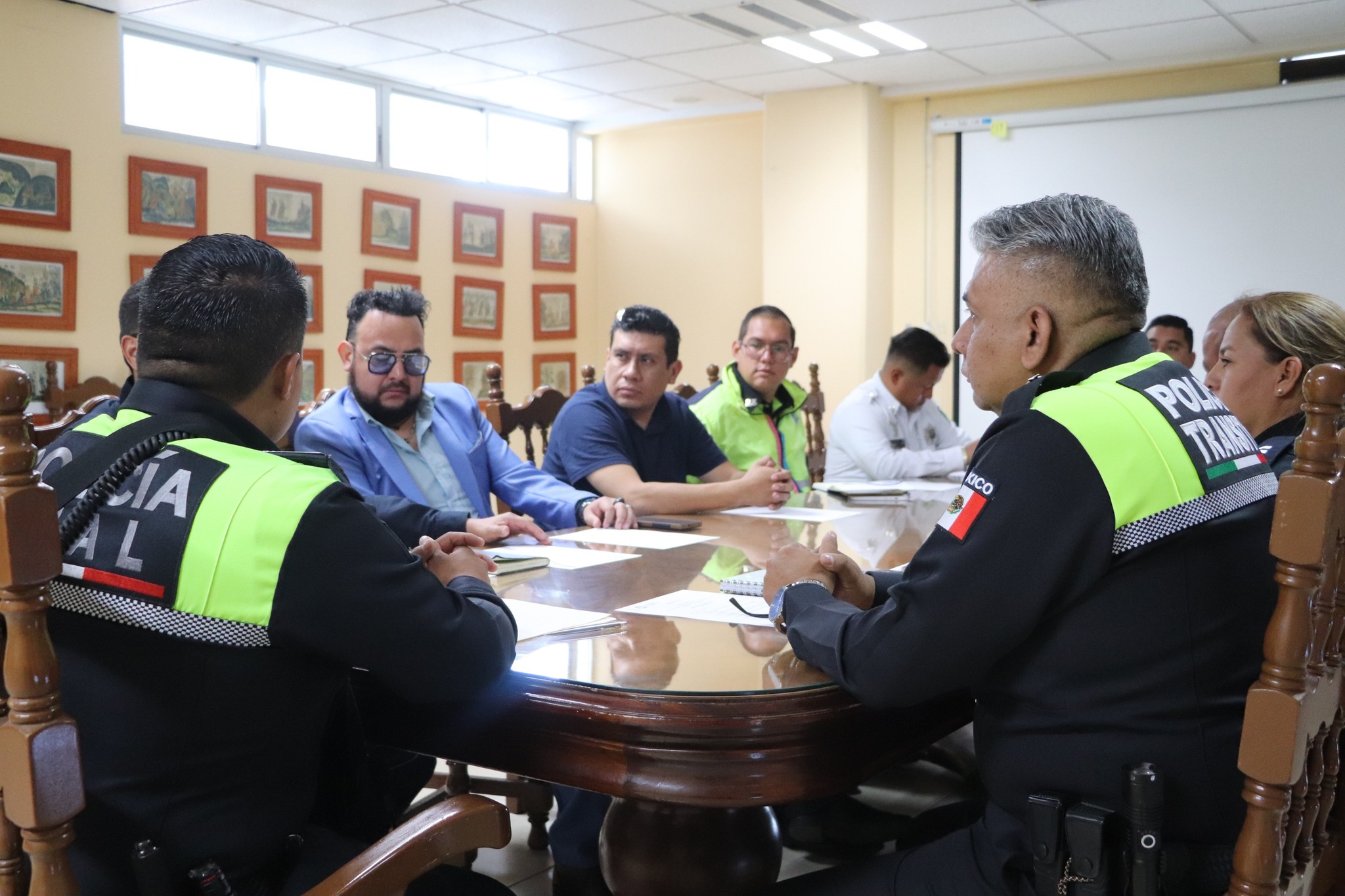 Por: Cortesía Lula Pineda Fortalece San Pedro Cholula coordinación metropolitana en materia de vialidad y seguridad