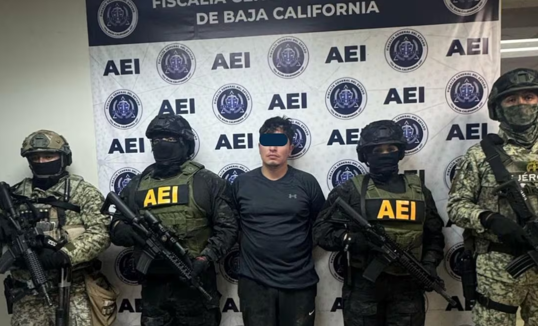 Foto: Cortesía Capturan en Tijuana a César Hernández, prófugo y acusado de homicidio