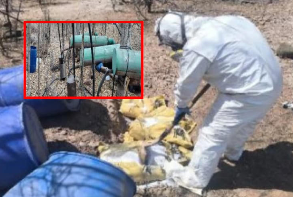 Foto: Cortesía Desmantelan dos laboratorios de drogas sintéticas en Culiacán y Cosalá