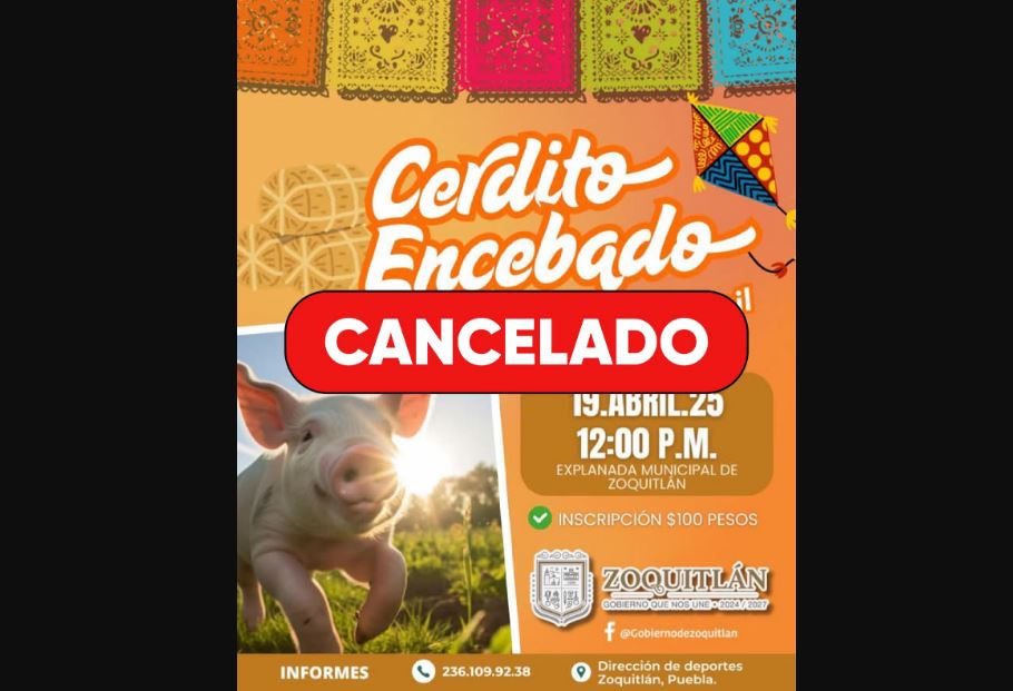 Foto: Cortesía Gobierno de Puebla cancela evento por violar derechos animales