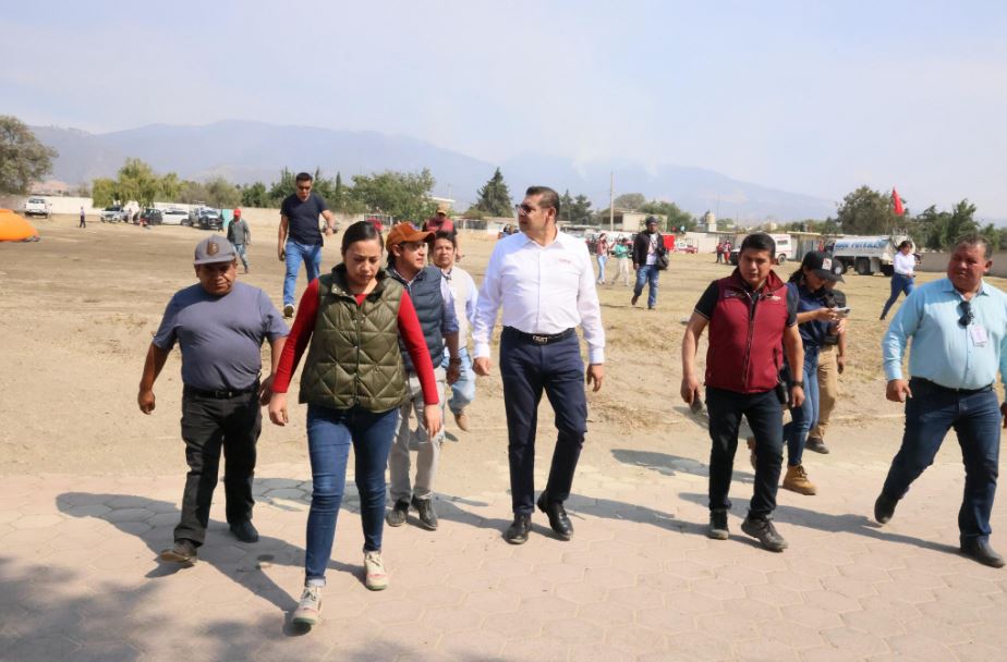 Foto: Cortesía Anuncian refuerzo aéreo con un tercer helicóptero