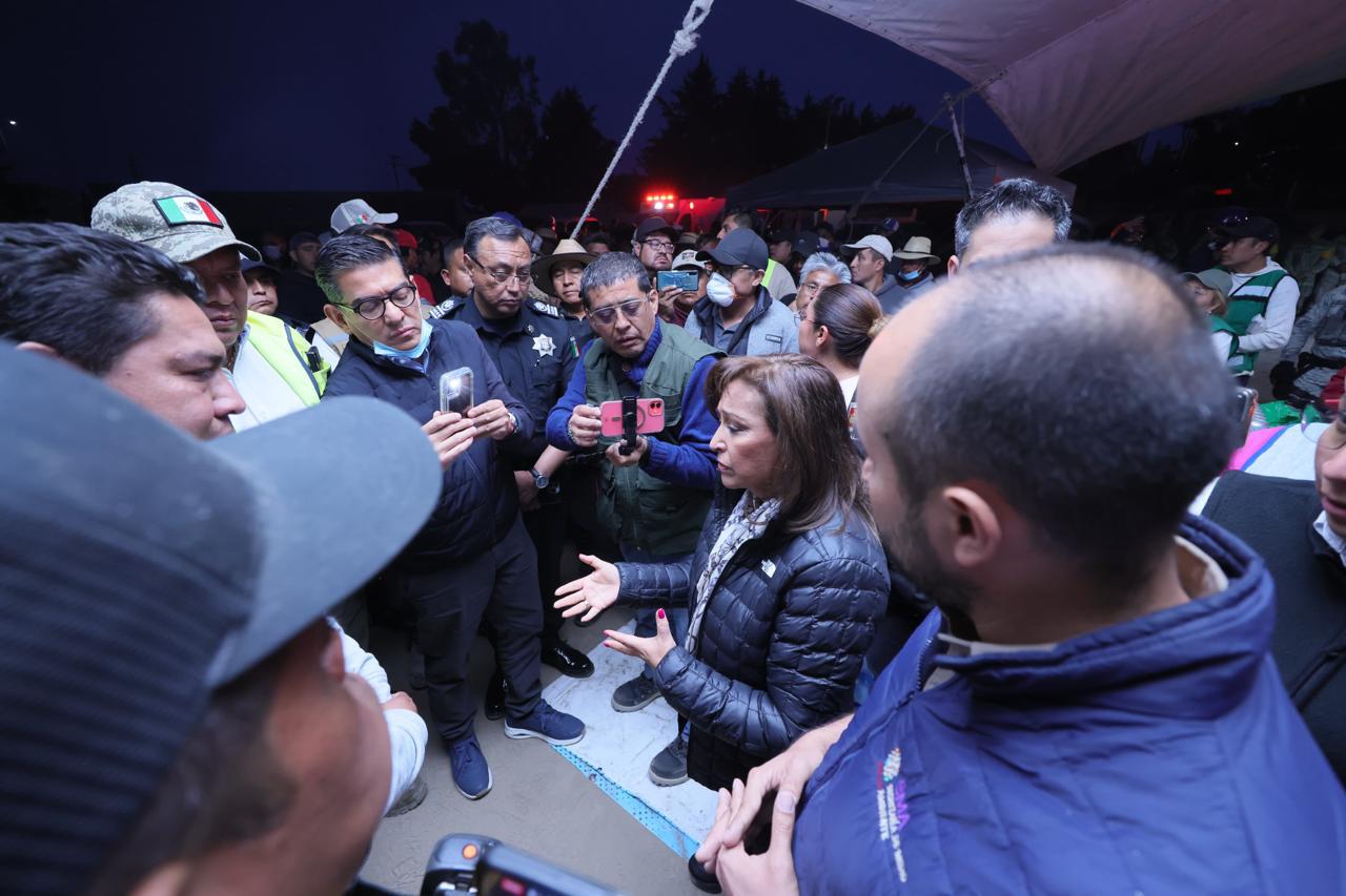 Atltzayanca exige más apoyo a las autoridades para sofocar incendio en San Gabriel