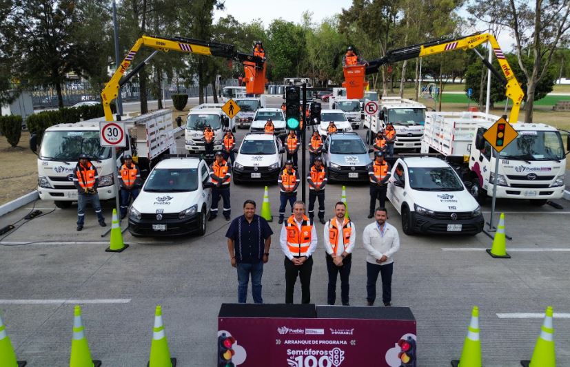 Foto: Cortesía Arranca el programa "Semáforos al 100" para mejorar la seguridad vial