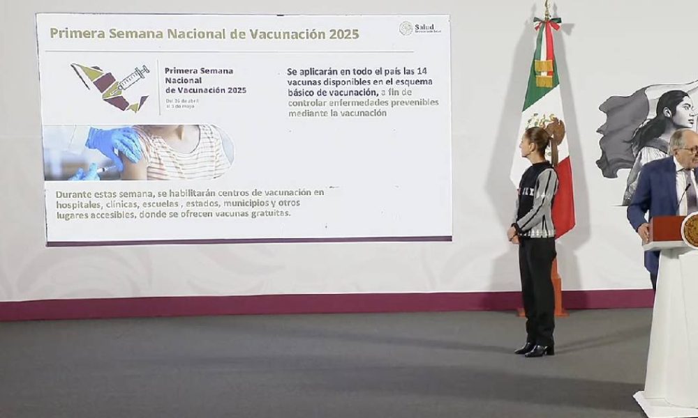 Foto: Cortesía Anuncian la Primera Semana Nacional de Vacunación 2025: ¡Vacúnate y protege tu salud!