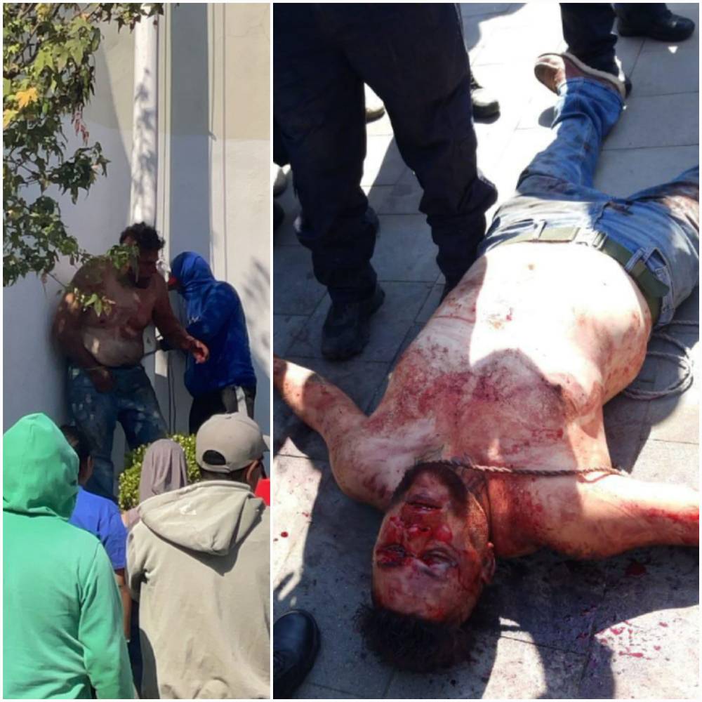 Foto: Cortesía Pobladores linchan a presunto secuestrador de niña desaparecida