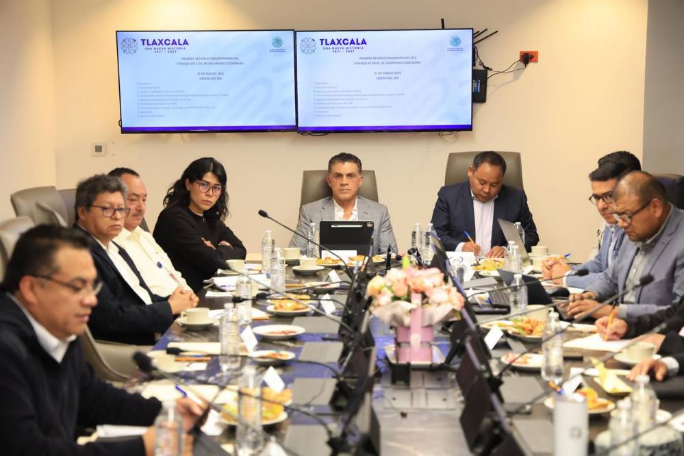 Lorena Cuéllar presenta avances históricos en seguridad y combate a la delincuencia en Tlaxcala