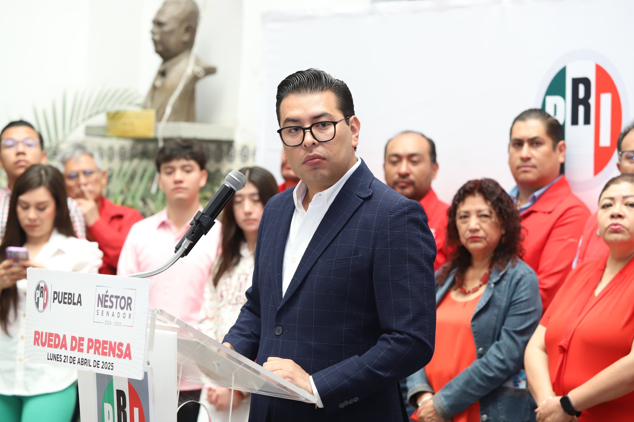 Foto: Cortesía PRI Puebla no perderá su registro y se fortalecerá rumbo a 2027: Néstor Camarillo
