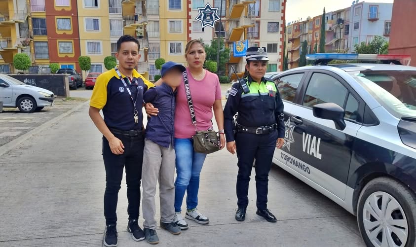 Por: Cortesía Lula Pineda Localizan a menor extraviado en Misiones de San Francisco gracias a pronta respuesta de Tránsito Municipal