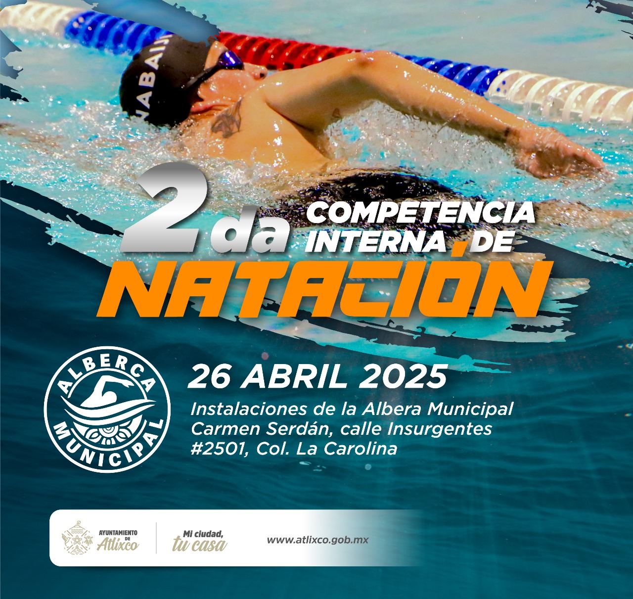 competencia de natación 2025