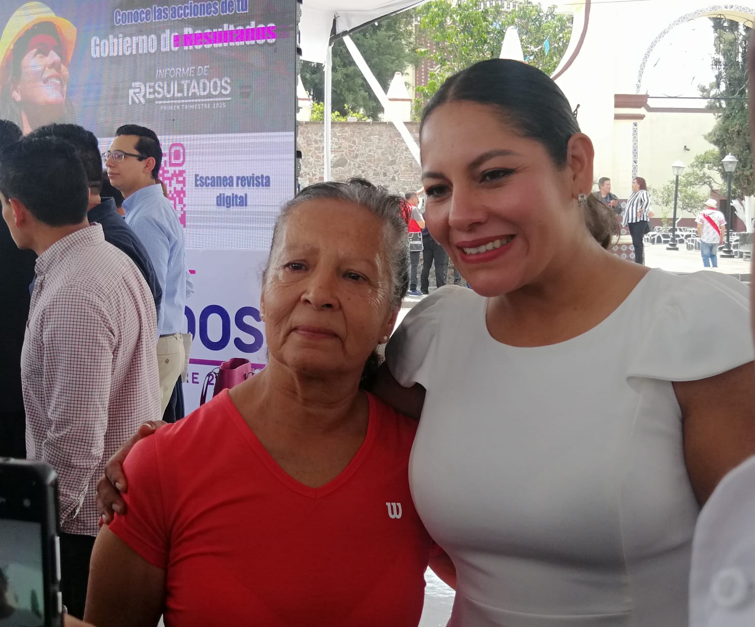 Por: Cortesía Lula Pineda Guadalupe Cuautle rinde Primer Informe Trimestral ante sanandreseños