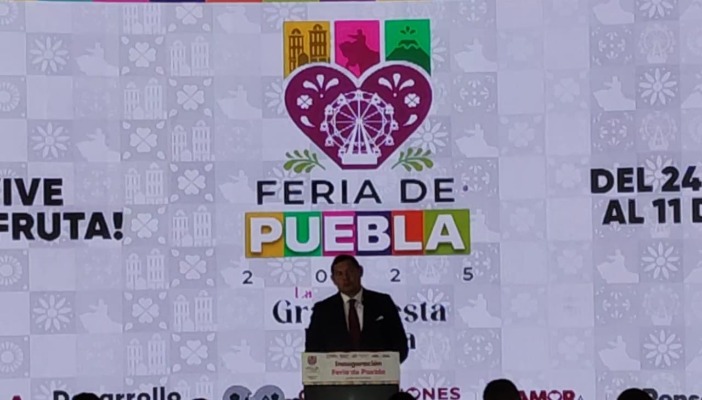 Foto: Cortesía Alejandro Armenta inaugura la Feria de Puebla 2025