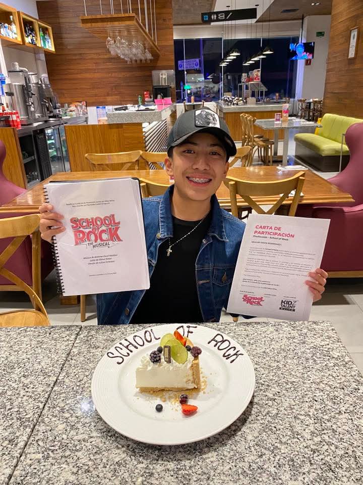 Foto: Cortesía El "Jilguerillo de Tlaxcala" será estelar en el musical School of Rock