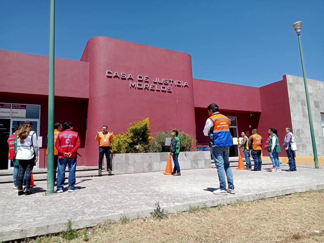 Foto: Cortesía Poder Judicial de Tlaxcala participará en Simulacro Nacional 2025