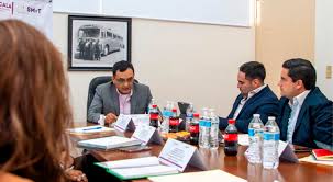 Foto: Cortesía Reunión entre autoridades y Pinfra para mejorar la autopista Tlaxcala-Puebla