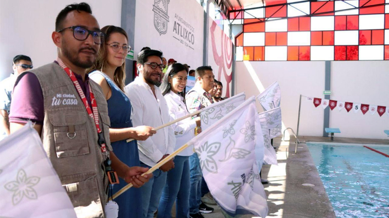 Foto: Cortesía Ariadna Ayala anuncia la construcción de una nueva alberca en Atlixco