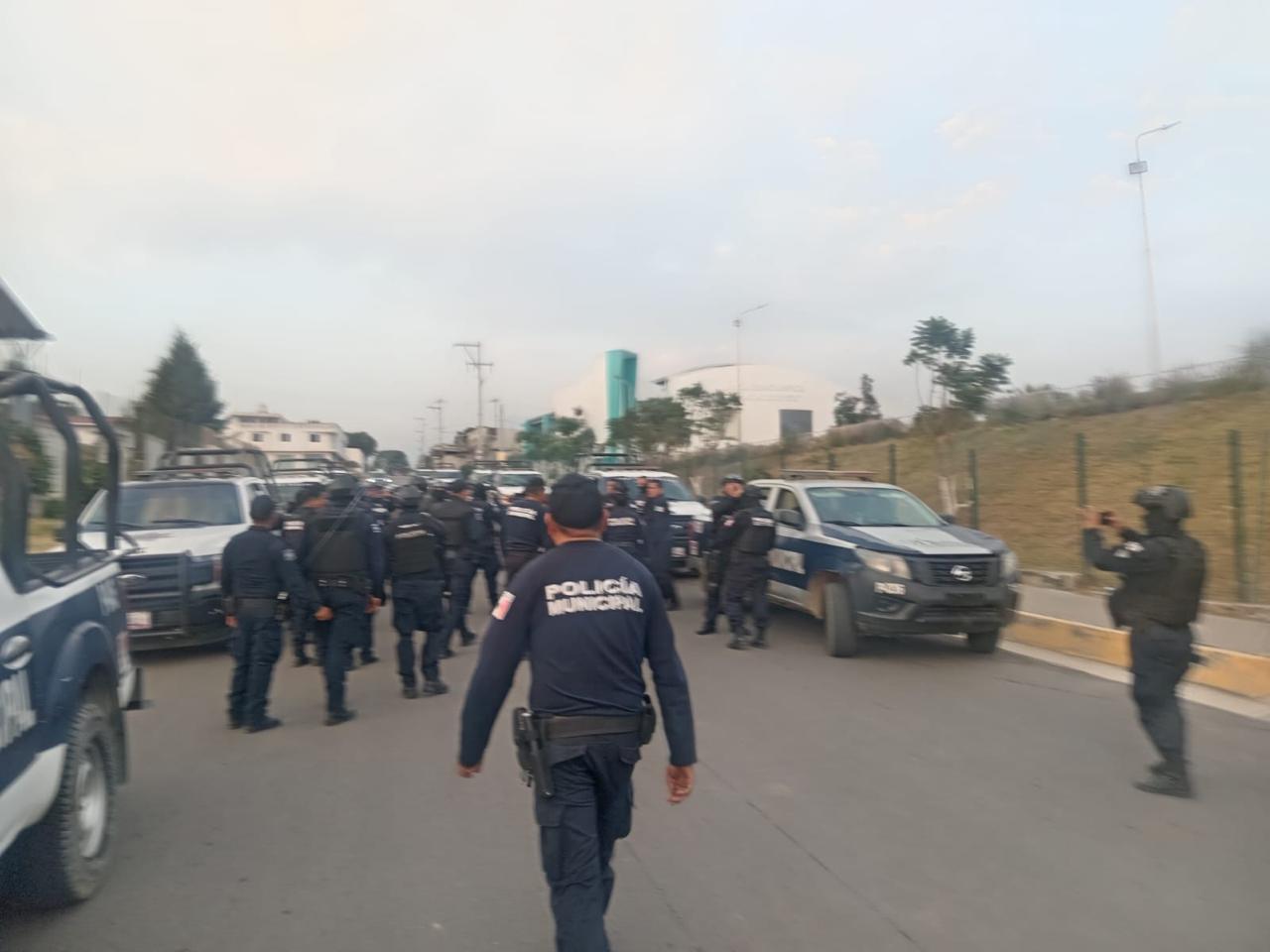 SSC Tlaxcala rescata a policías retenidos tras intento de robo en San Pablo