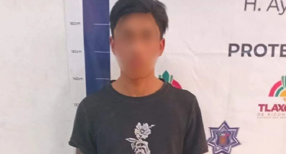 Foto: Cortesía  Vecinos detienen a ladrón en Ixtulco y lo entregan a seguridad pública