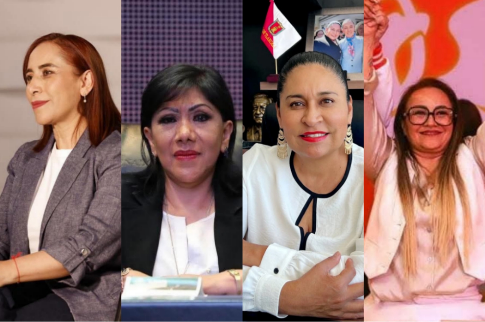 Cuarteto femenino encabeza encuestas de preferencia para ser candidatas a la Gubernatura 