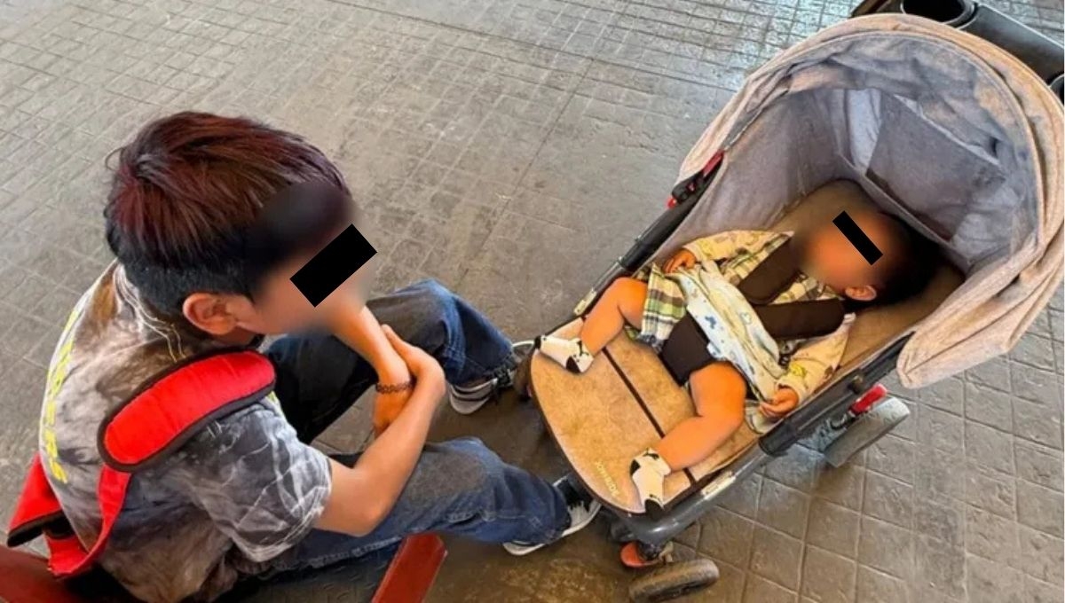 Foto: Cortesía Niño de 12 años viaja con su hermanito en busca de sus padres en CDMX