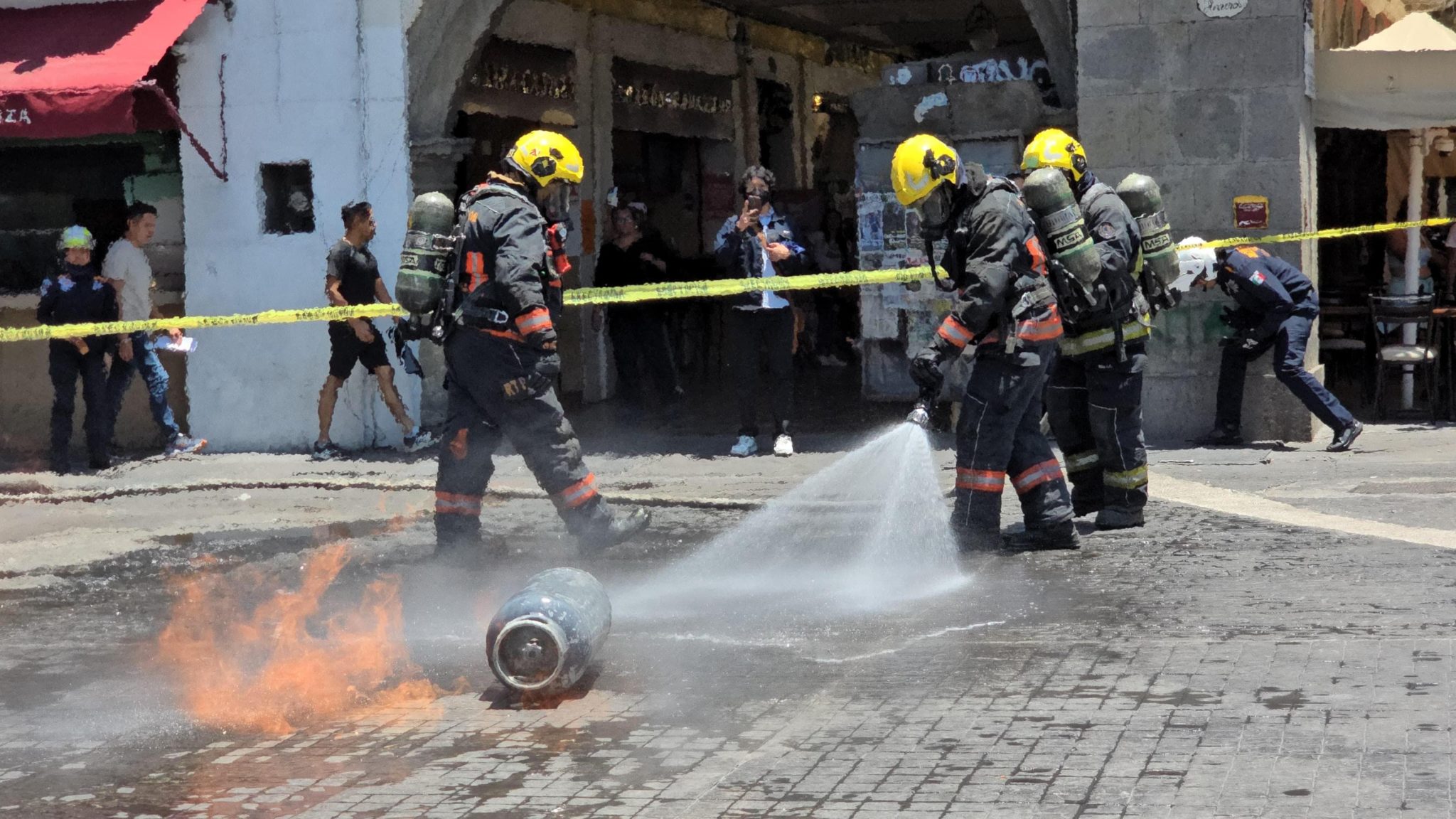 Foto: Cortesía Ayuntamiento de Puebla participa con éxito en el Primer Simulacro Nacional 2025