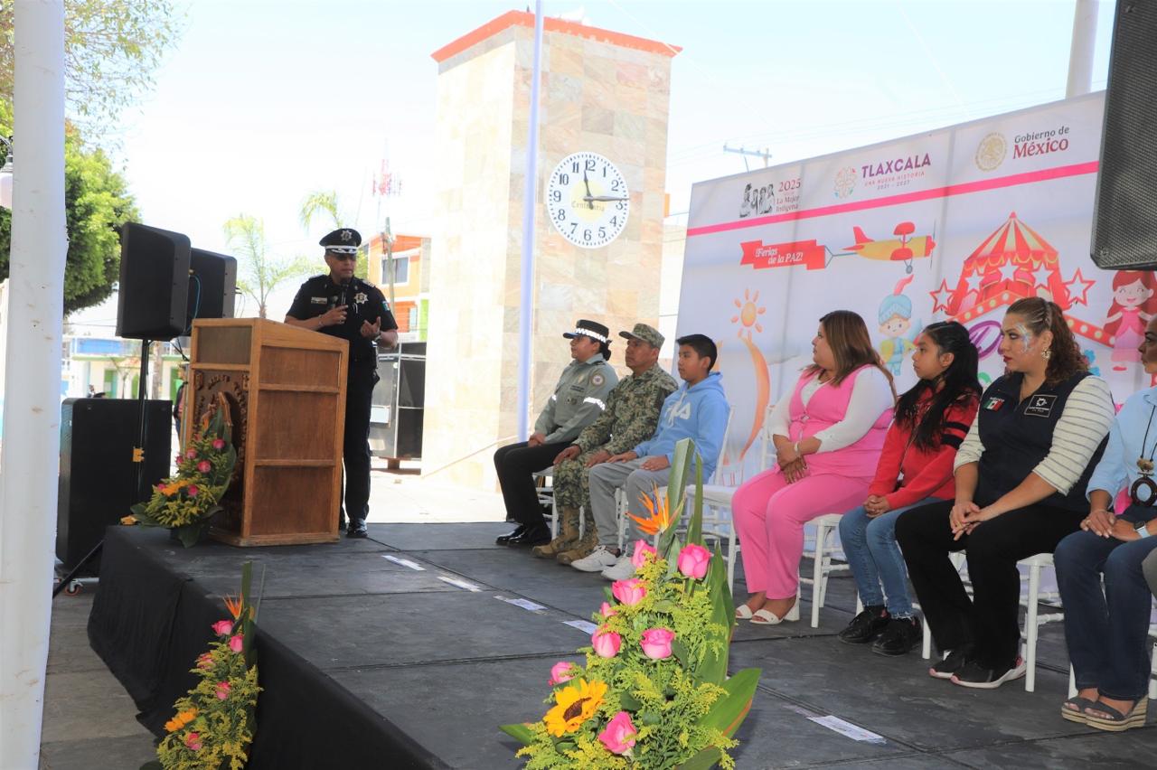 SSC Tlaxcala impulsa la paz y previene delitos en Xiloxoxtla