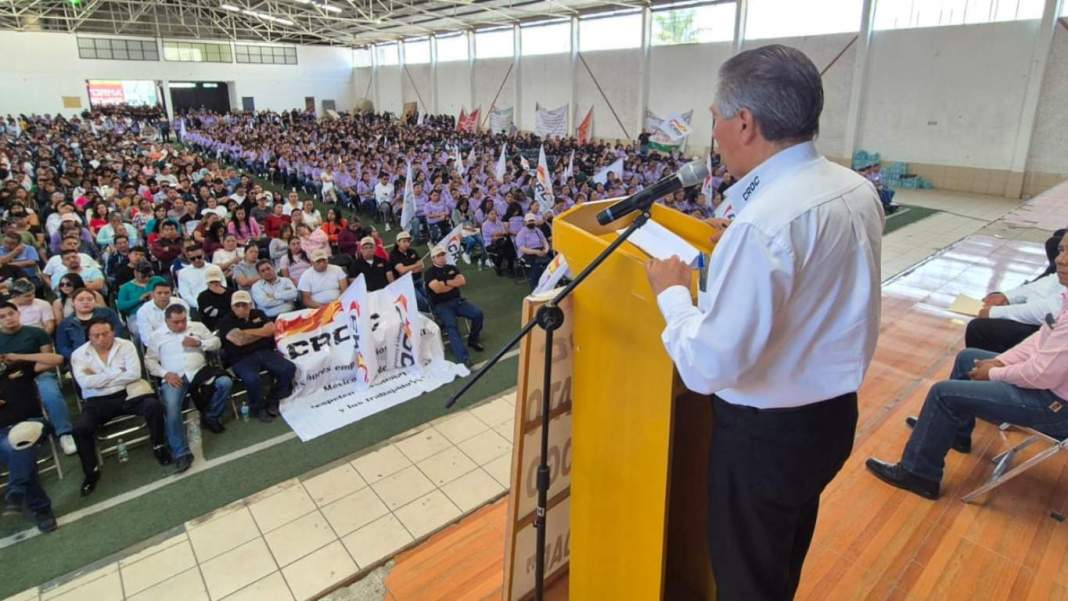 139 años de lucha sindical: CROC Tlaxcala exige mejores salarios, prestaciones y seguridad laboral