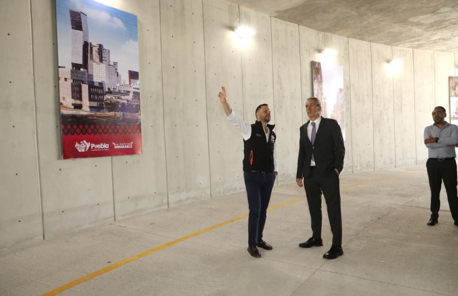 Foto: Cortesía Puebla mejora su movilidad con obras viales en Atlixcáyotl