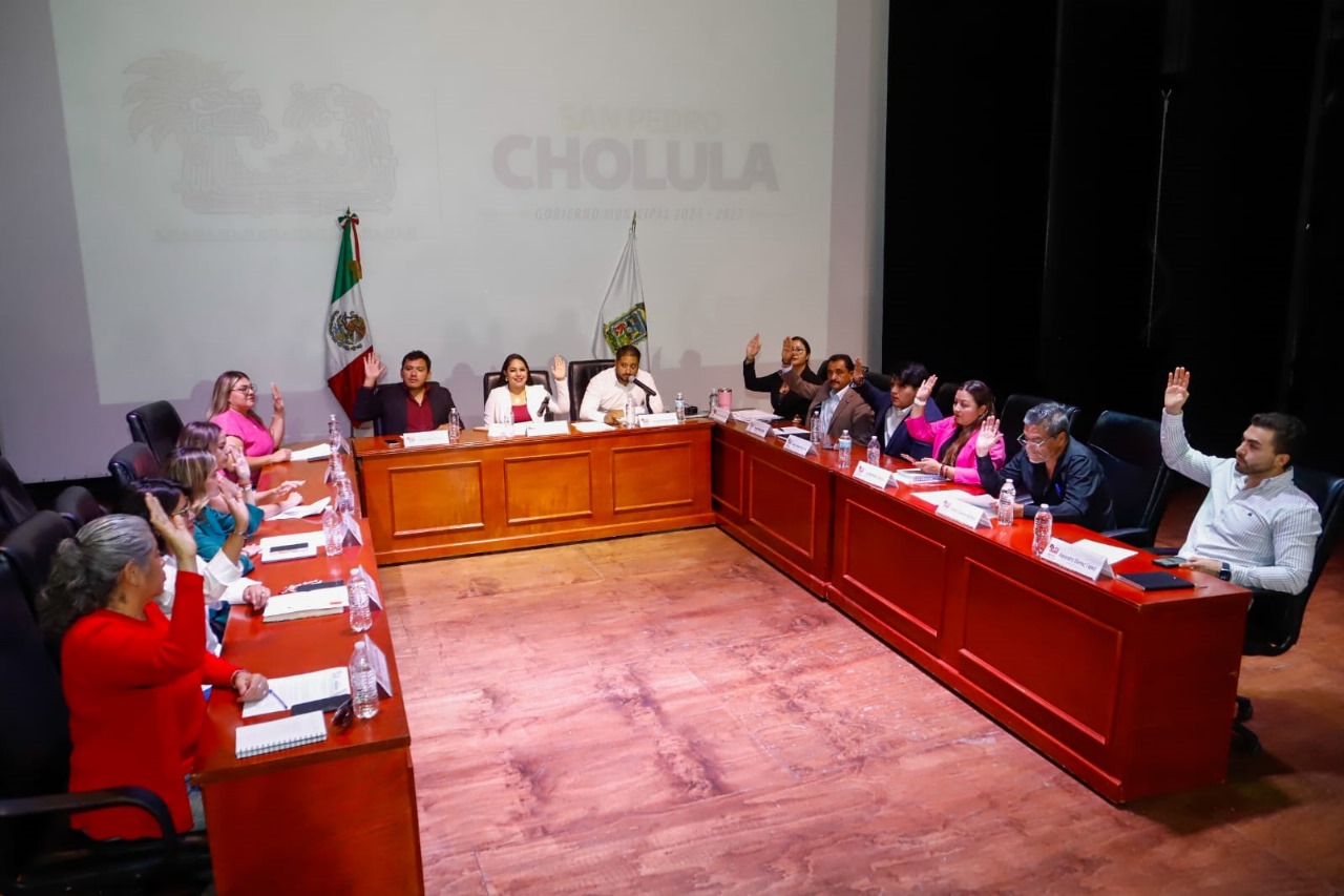 Comunicado oficial  Cabildo de San Pedro Cholula aprueba 50% de descuento en multas por predial hasta mayo